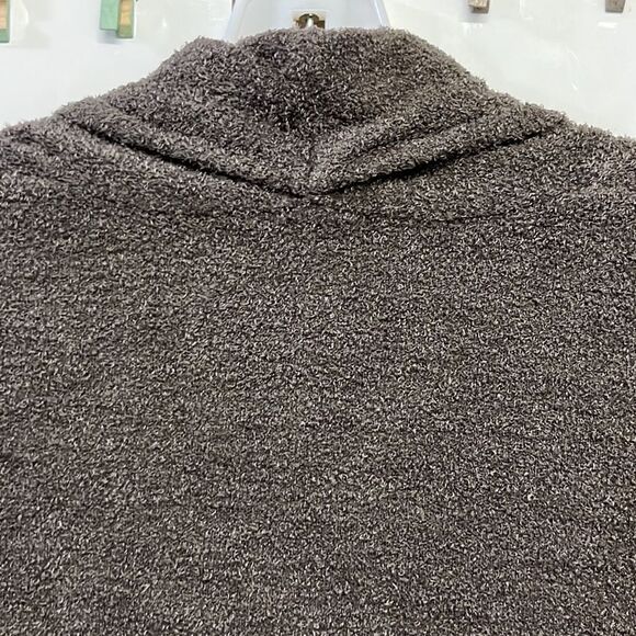 Barefoot Dreams Bamboo Chic Lite Heather Gray Open Cardigan with Pockets- Large - Picture 12 of 16